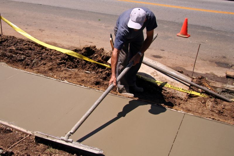 Cement Step Installation