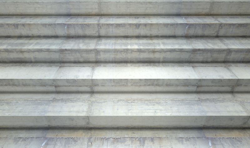 Cement Step Installation detail