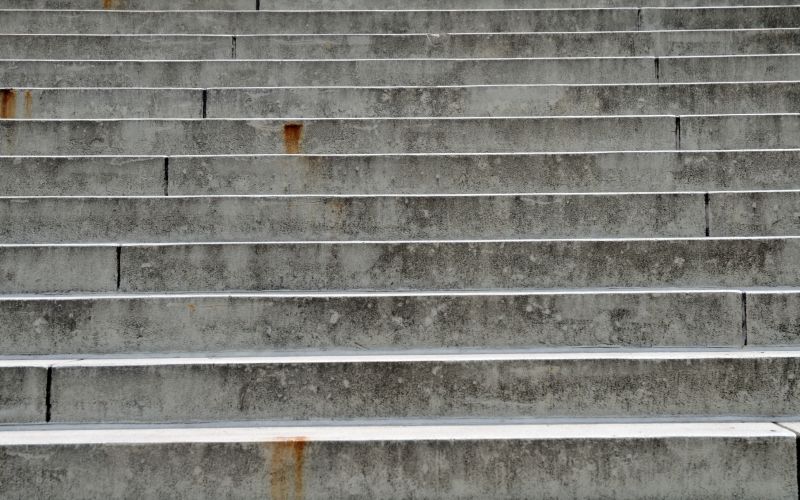 Cement Step Installation detail