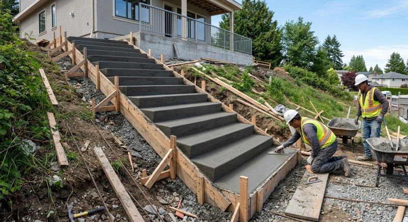 Concrete Steps Installation Service